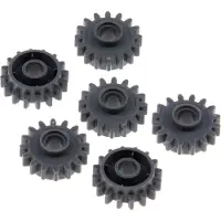 LEGO 6x Technic Roue dentée nouveau-gris foncé 16 dents Embrayage lisse 4237267 6542b