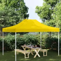 Prolenta Maison Exclusive - Toile de tente de réception 4 x 3 m, jaune, 270 g/m²