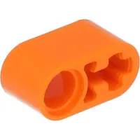 LEGO Technic : 50 Hebelarme 1x2, Pin- und Achsloch, Orange