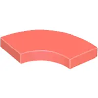 LEGO 2x2 carreaux coin rond 27925 - 100 pièces Coral