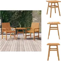 vidaXL Table d'appoint 45x45x60 cm Bois massif Acacia - Tables de jardin