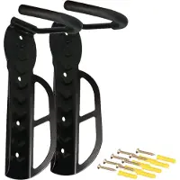KOTARBAU Lot de 2 supports muraux de vélo 30 kg Suspension de vélo pour montage mural, support mural de vélo pour le garage