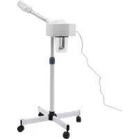 StarTech.com Vaporisateur visage - Vapozone appareil à vapeur - 800 W - Hauteur réglable - Buse rotative 360° - Électrique - Pour salon - Ivoire