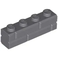 LEGO 100x brique 1x4 , gris foncé