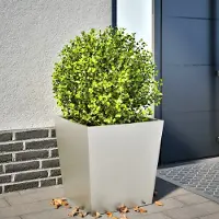 Prolenta Maison Exclusive - Bac à plantes 50x50x50 cm en acier inoxydable