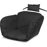 AIO Factory Coussin de chaise suspendu Coussin de jardin imperméable Coussin de chaise nid de cigogne 112X113 + appui-tête