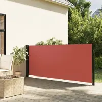 vidaXL Style élégant Store latéral extensible rouge terracotta 140x600 cm - Parasols Hommie1455734 1parcel