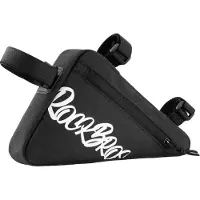 RockBros Sacoche triangulaire pour vélo Sacoche de cadre portable Hydrofuge MTB 0,8L noire