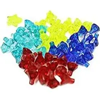 LEGO 60 diamants de 4 couleurs différentes plus 1 étoile trans néon #1