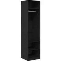Syfax Armoire Chêne noir 50 x 50 x 200 cm Bois d'ingénierie