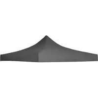 Prolenta Maison Exclusive - Toit de chapiteau 3 x 3 m, anthracite
