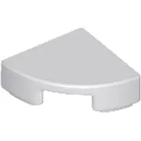 LEGO 1x1 Carreaux coin rond 25269 - 100 pièces Gris bleuté clair