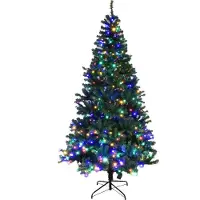 Northix Sapin de Noël artificiel avec lumières LED, 210 cm