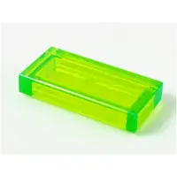 LEGO 1x2 tuiles 3069 - 100 pièces Trans - Vert clair