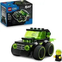 LEGO City Véhicules, Voiture de Course de Jeu Vidéo, Jouet de Construction, 5 ans et Plus
