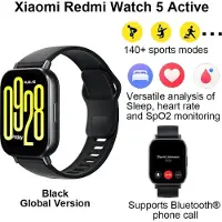 StarTech.com Watch 5 Active - Montre connectée - Écran LCD 5,1 cm (320 × 385) - Bluetooth 5.3 - Autonomie jusqu'à 18 jours - Suivi du stress et de l'activité - Vert