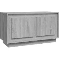 vidaXL Armoire TV Gris Sonoma 80x35x45 cm Bois composite