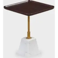 Xl Moebel Gmbh Weiß-Brauner Metalltisch Designer Beistelltische Luxus Couchtische