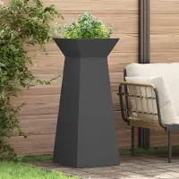 Prolenta Maison Exclusive - Jardinière colonne noire 40 x 40 x 100 cm