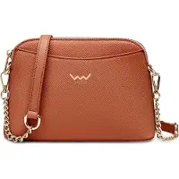 Vuch Sac à main à bandoulière pour femmes Faye marron Taille unique