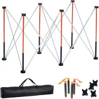 StarTech.com Support de montage mobile et pliable 1266x665x733mm avec sac de rangement - Support d'établi portable