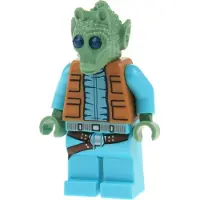 LEGO 1x Minifigure Star Wars Episoe 4/5/6 Greedo nougat gilet ceinture 75052 sw0553