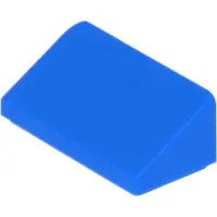 LEGO : 50x Schrägstein / Pente 1x2 30°, Bleu