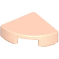 LEGO 1x1 Carreaux coin rond 25269 - 100 pièces Nougat clair