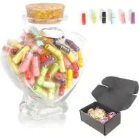 Sonstiges Messages d'amour dans une bouteille - Cadeau romantique d'anniversaire et de mariage pour votre partenaire