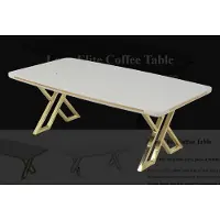 Xl Moebel Gmbh Table basse de salon blanche de luxe Design élégant Meubles Tables Tables basses
