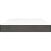 Syfax Matelas de lit à ressorts ensachés fermeté moyenne 140x210x20 cm velours