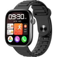 INF Montre Connectée Multifonctionnelle Bluetooth, Suivi Santé et Sommeil Le noir