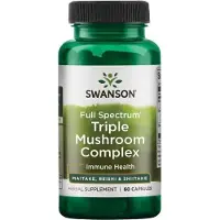 Sonstiges Complexe de champignons triple spectre complet 60 gélules Swanson Health Products
