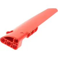 LEGO 1x Technic Panneaux Revêtement 5 rouge long lisse côté A 4541926 64681