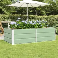 Prolenta Maison Exclusive - Bac à plantes vert 160 x 80 x 45 cm en acier