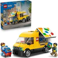 LEGO City Le Van , Jeu de Construction, 6 ans et plus, Inclut 2 Minifigurines et 4 Boîtes Miniatures