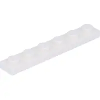 LEGO 1x6 plaque 3666 - 50 pièces beige foncé