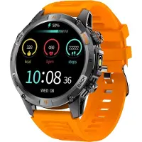 INF Montre Connectée Multifonctionnelle : Suivi Santé et Forme compatible GloryFit Orange