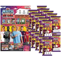 Topps Champions League 2023/24 - Cartes à collectionner - 1 Starter + 20 Booster
