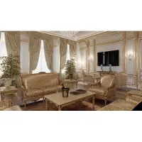 AEA Ensemble de canapés 3+1 Set Design Canapé Coussin Canapé Classique Luxe Groupe