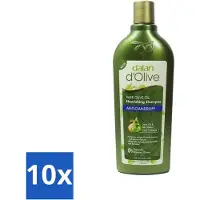 Dalan d'Olive - Shampooing - Antipelliculaire - Nourrissant - 400 ml - Pack avantage - 10 pièces