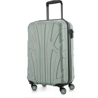 Suitline - bagage à main léger 55x35x20 cm trolley avion 34 L bagage à bord valise à main légère valise de bord 4 roulettes bagage cabine Hand Luggage TSA ,Mint