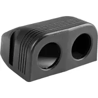 Amio Boîtier à double cadre USB MOD-16 -02866 avec ouvertures de 30mm