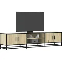 Prolenta Maison Exclusive - Meuble TV chêne sonoma 180x35x41 cm bois d'ingénierie