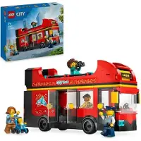 LEGO City Le bus rouge à deux étages, Bus Jouet, Véhicule pour enfants 7+, 384 pièces