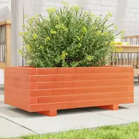 Prolenta Maison Exclusive - Bac à plantes brun cire 70x40x26,5 cm Bois massif de pin