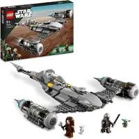 LEGO Star Wars Le Chasseur N-1 du Mandalorien 75325, Jeu de Construction, Livre de Boba Fett, Figurine & Bébé Yoda