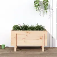 Prolenta Maison Exclusive - Jardinière surélevée 101x50x57 cm en bois massif de pin