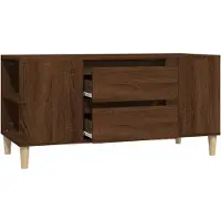 Sonstiges Meuble TV Chêne marron 102x44,5x50 cm Bois d'ingénierie