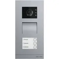 Busch-Jaeger Station extérieure vidéo triple inox Welcome